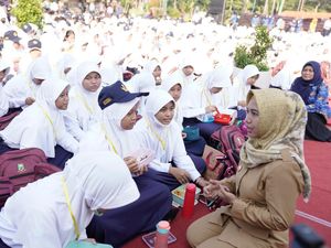 Wejangan Wali Kota Mojokerto ke 2.778 Siswa SMP yang Ikuti MPLS