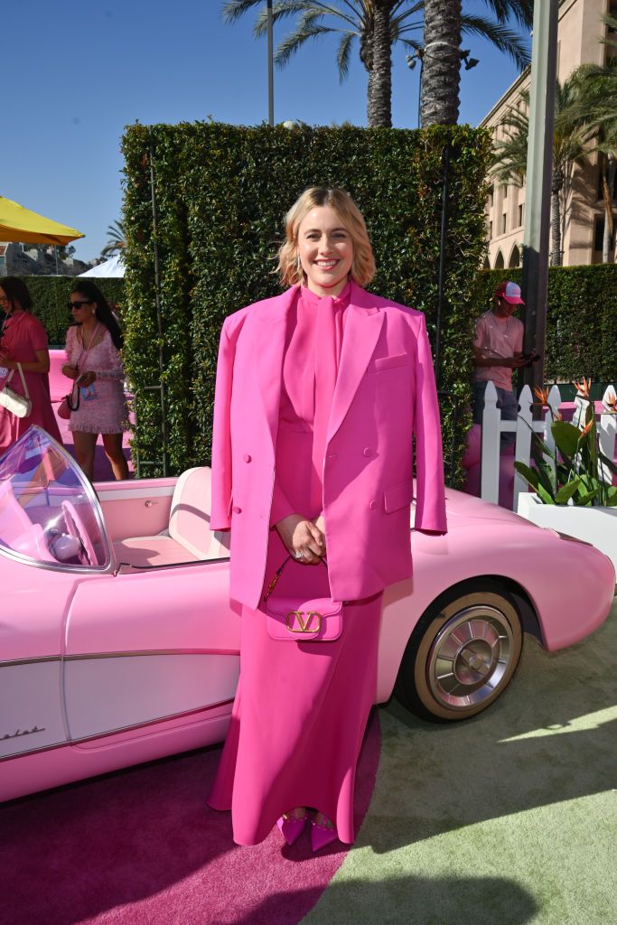 Greta Gerwig at the premiere of 
