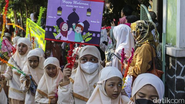 Aksi Anak-anak SD di Depok Sambut 1 Muharram