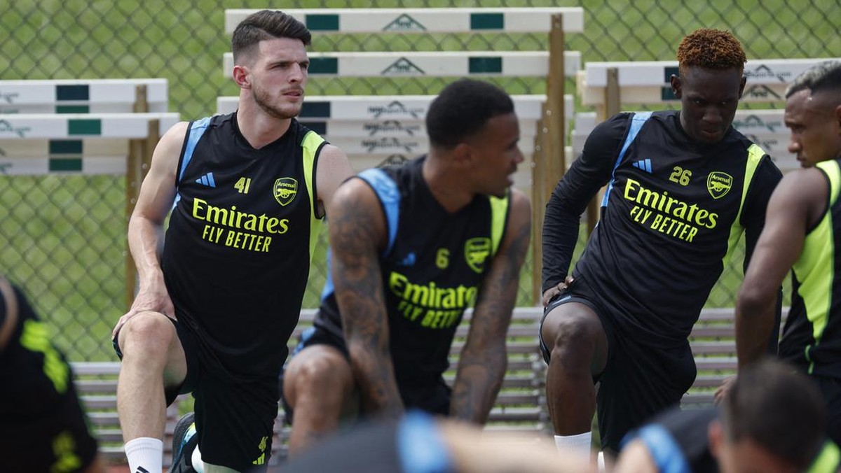 Mikel Arteta minta Declan Rice dan Kai Havertz diberi waktu. (Foto: USA TODAY Sports via Reuters Con/Geoff Burke)