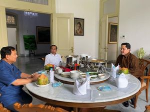 Erick Thohir Buka-bukaan Isi Pertemuan Dengan Jokowi-Prabowo di Istana