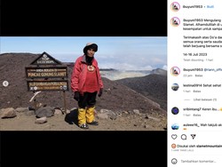 Viral Nenek 70 Tahun Menjejakkan Kaki di Gunung Slamet