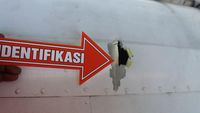 Penampakan Lubang di Pesawat Usai Ditembaki KKB Intan Jaya