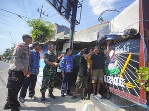 Tugu Silat di Madiun Ditutup Cegah Konflik Malam 1 Suro Tugu Silat di Madiun Ditutup Cegah Konflik Malam 1 Suro