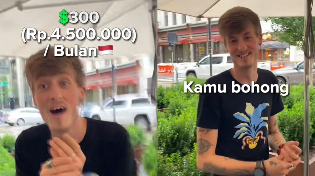 Ini reaksi bule Amerika saat tahu gaji orang Indonesia