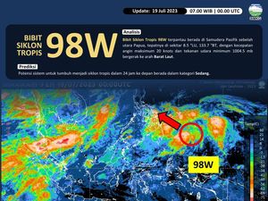 Bibit Siklon Tropis 98W Terpantau, Simak Analisis BMKG dan Dampaknya Bibit Siklon Tropis 98W Terpantau, Simak Analisis BMKG dan Dampaknya
