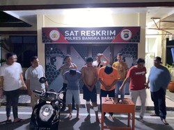 Polisi Meringkus 2 Pelaku Pencurian excavator Bangka Barat, 1 Ditembak