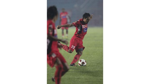 Gendut Doni Legenda sepak bola Indonesia Gendut Doni Christiawan, top skor Piala Tiger 2000. (Arsip Gendut Doni Christiawan)