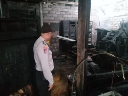 Gudang Mebel di Abiansemal Hangus Terbakar, Kerugian Rp 100 Juta