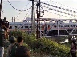 Kondisi Terkini TKP Kecelakaan KA Brantas Vs Truk, Lokomotif Sudah Dievakuasi