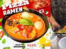 Makin Aneh! Resto Ini Punya Semangkuk Ramen dengan Topping Pizza Pepperoni