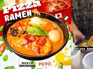 Makin Aneh! Resto Ini Punya Semangkuk Ramen dengan Topping Pizza Pepperoni Makin Aneh! Resto Ini Punya Semangkuk Ramen dengan Topping Pizza Pepperoni