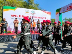Jelang Silatnas IV, Ribuan Warga MTA Gelar Apel-Longmarch di Solo