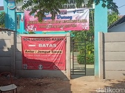 Karena Ditembok Warga, Gerbang SDN Lengkong Karya 1 Serpong Jadi Sempit