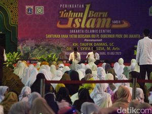 Suasana Peringatan Tahun Baru Hijriah di Jakarta Islamic Center