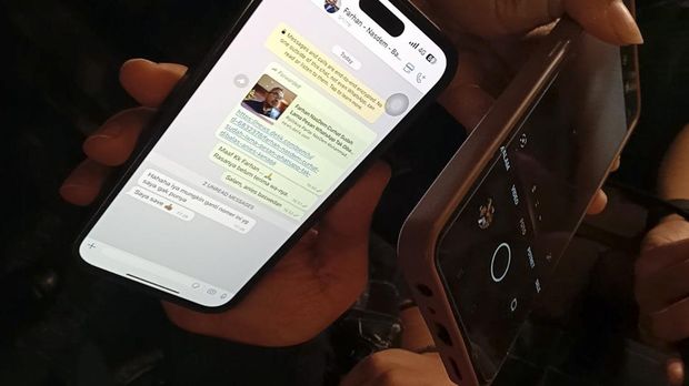Bacapres Koalisi Perubahan untuk Persatuan (KPP) Anies Baswedan mengaku tidak menerima pesan WhatsApp yang dikirimkan Politikus Partai NasDem Muhammad Farhan.