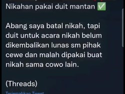 Ini Kelanjutan Kasus Viral Pakai Uang dari Mantan, Nikah dengan Selingkuhan