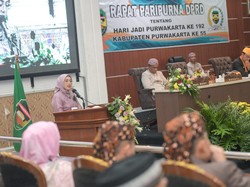 Bupati Beberkan Pertumbuhan Ekonomi Purwakarta di Sidang Paripurna DPRD