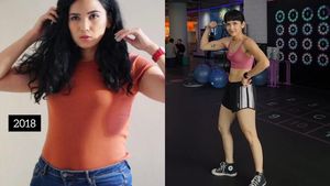 Potret Transformasi Diet Dinda Kanya Dewi, Rajin Olahraga demi Body Goals