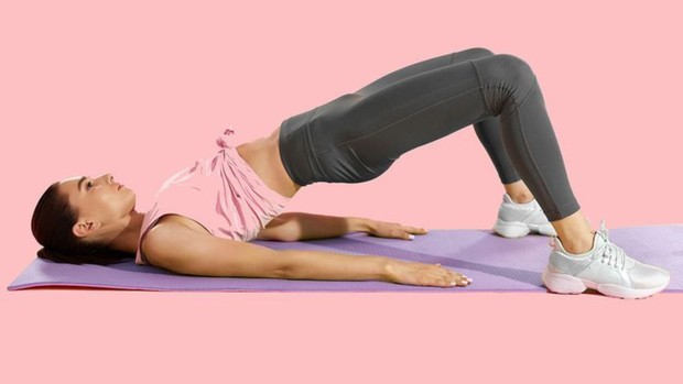 Glute bridges/ Foto: Pinterest.com/ Shape Glute bridges