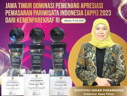 Jatim Borong Penghargaan di Apresiasi Pemasaran Pariwisata Indonesia 2023