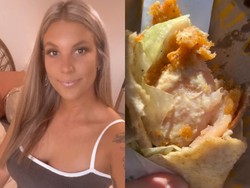Ngeri! Wanita Ini Dapat Ayam Mentah Saat Beli Chicken Wrap McD