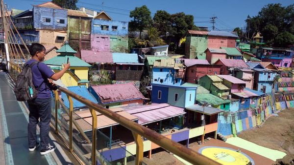 Makin Kinclong, Kampung Warna-warni Jodipan Dicat Ulang