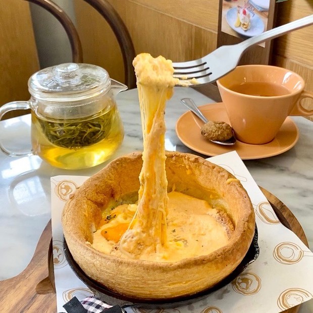 Triple cheese pancake/Foto: Instagram.com/@babydutchpancake Triple cheese pancake/Foto: Instagram.com/@babydutchpancake