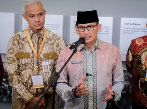 Bertemu Ganjar di Borobudur, Sandiaga Sepakat Kolaborasi Bangun Ekonomi