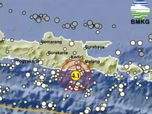 Gempa M 4,1 Guncang Blitar