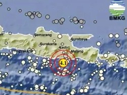 Gempa M 4,1 Guncang Blitar