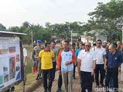Heru Budi Tinjau Waduk Kampung Rambutan Selatan: Pengendali Banjir Cipinang
