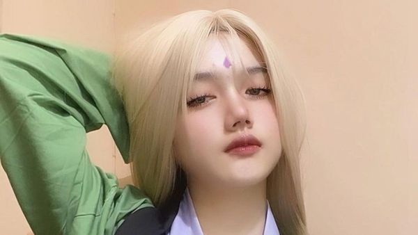 5 Potret Ly Chan Menggoda Cosplay Jadi Tsunade
