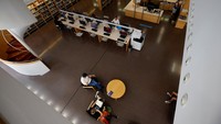 Perpustakaan di Barcelona Jadi Tempat Berlindung Saat Panas Menerjang