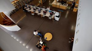 Perpustakaan di Barcelona Jadi Tempat Berlindung Saat Panas Menerjang