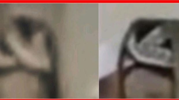 Pria berpeci yang disebut penampakan Nyi Roro Kidul.