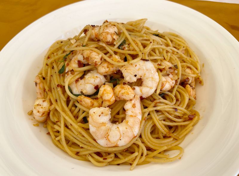 Resep Spaghetti Aglio Olio Udang