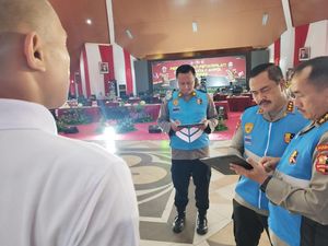 Potret Tahap Pemeriksaan Penampilan Catar Akpol yang Dipimpin Wakapolri