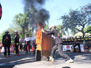 26 Grup Penanganan Kebakaran Adu Skill di Klaten Fire Safety Challenge