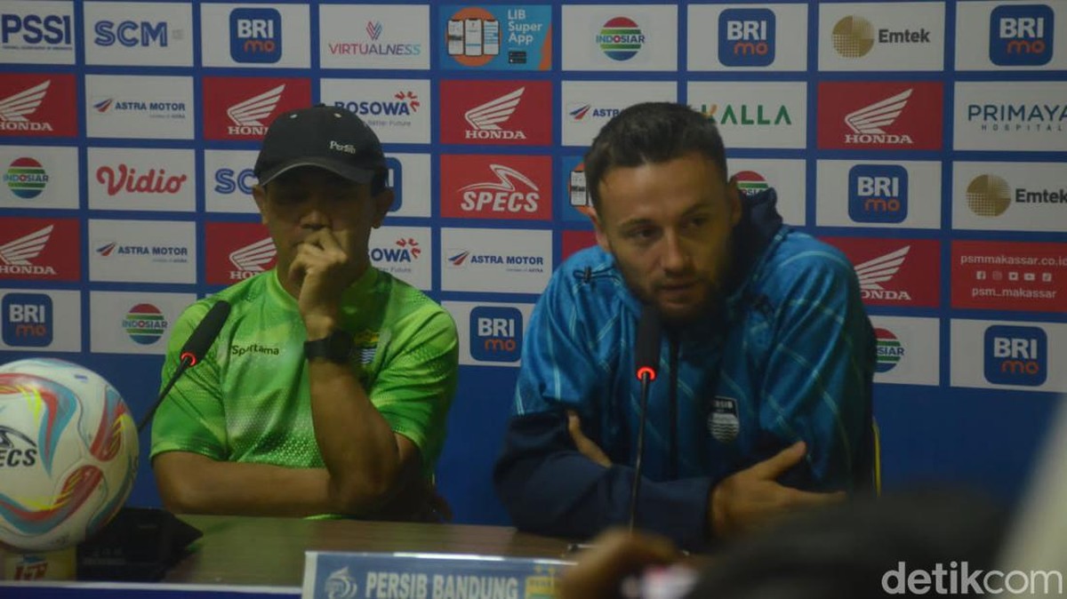 Gelandang Persib Bandung Marc Klok. (Foto: Alfiandis/detikSulsel)