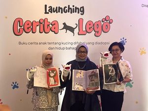 Kisah Lego Si Kucing Berkaki Tiga Penguasa Rumah Anies Dijadikan Buku
