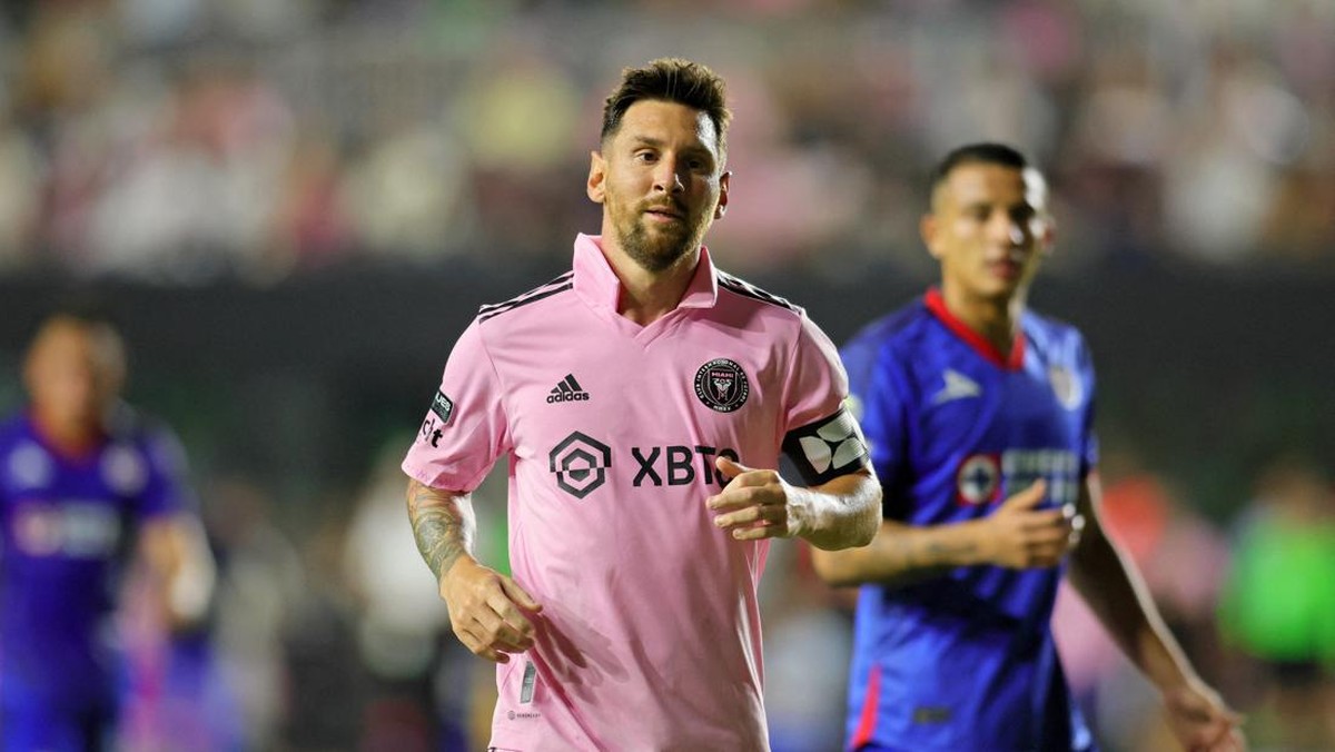 Lionel Messi debut di Inter Miami. (Foto: USA TODAY Sports via Reuters Con/Sam Navarro)