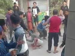 Viral Maling Motor di Bangkalan Babak Belur Dihajar Warga