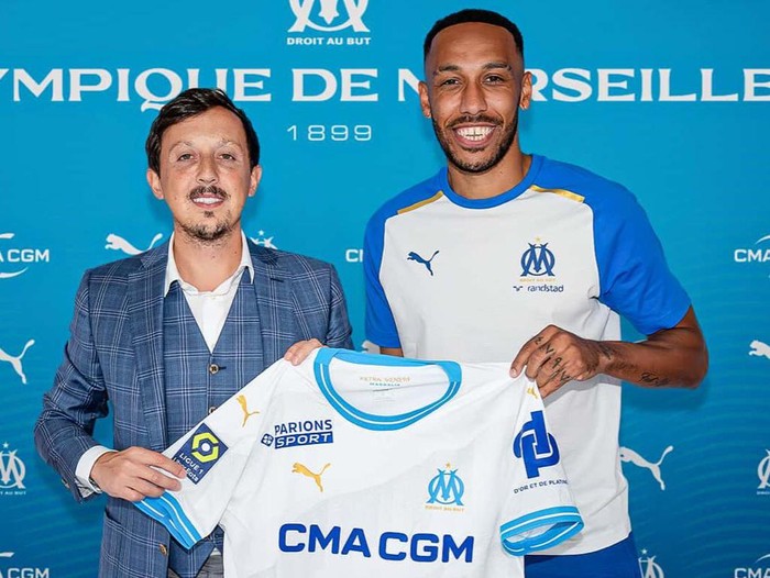 Pierre-Emerick Aubameyang bergabung Marseille.