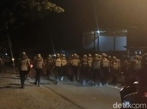 1 Polisi Luka Terkena Lemparan Batu Hadang Pesilat Surabaya Masuk Gresik