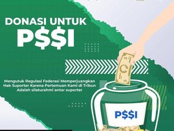 Bonek Galang Donasi untuk PSSI Buat Bayar Denda Persebaya