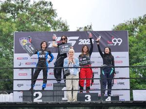 Putri Bamsoet Masuk Daftar Pemenang Indonesia Drift Series 2023 Putaran 2