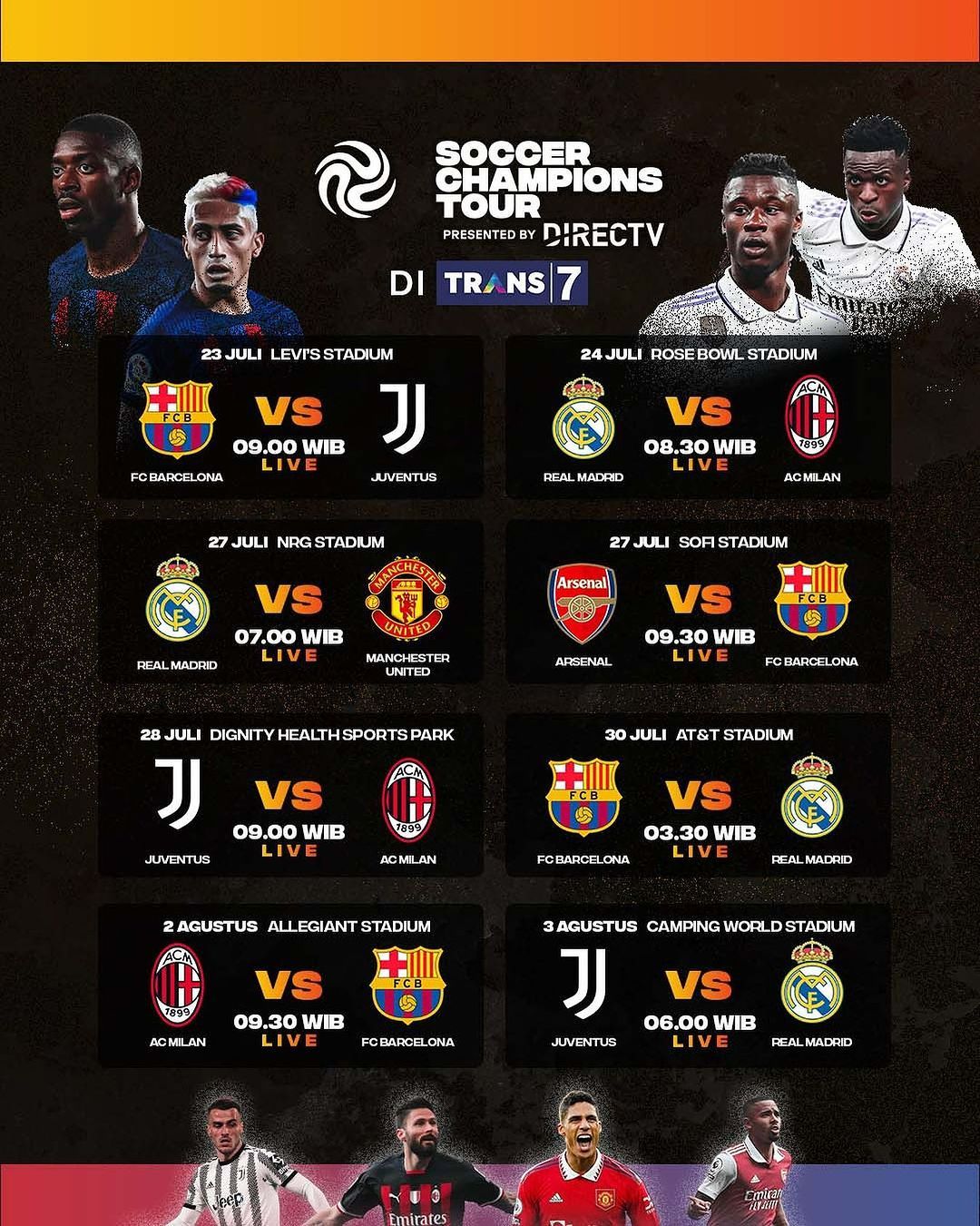 Soccer Champions Tour 2023