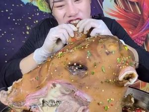 Ekstrem! TikToker Ini Ahlinya Makan Kepala dan Hewan Utuh Ekstrem! TikToker Ini Ahlinya Makan Kepala dan Hewan Utuh