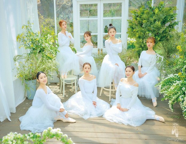 Potret Oh My Girl dalam foto konsep album SSFWL/ Foto: allkpop.com Potret Oh My Girl dalam foto konsep album SSFWL